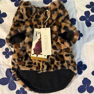 NWT - Rachel Zoe  - Leopard Print Dog Coat - Size Small